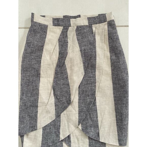 Anthropologie Eva Franco Mini Skirt Stripe - Picture 2 of 7